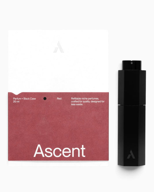 Refillable Perfume Starter Pack Black / Red