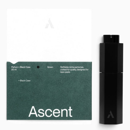 Ascent Refillable Perfume Starter Pack Black / Green