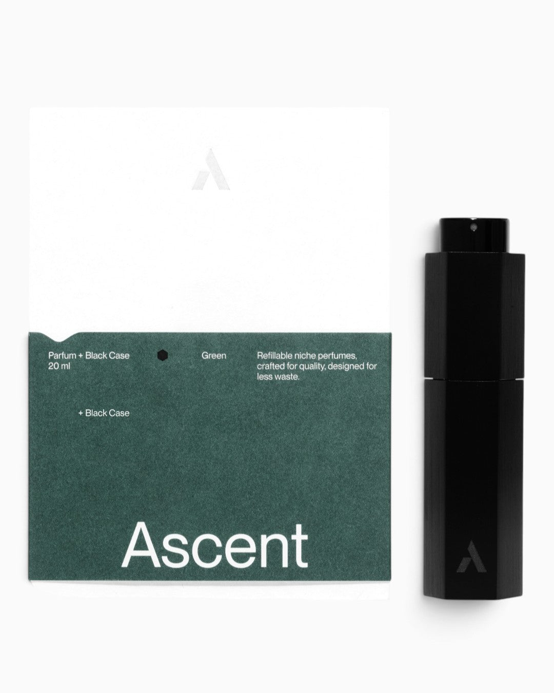 Ascent Refillable Perfume Starter Pack Black / Green