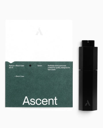 Ascent Refillable Perfume Starter Pack Black / Green