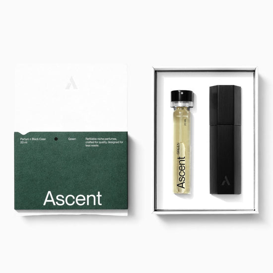 Ascent Refillable Perfume Starter Pack Black / Green