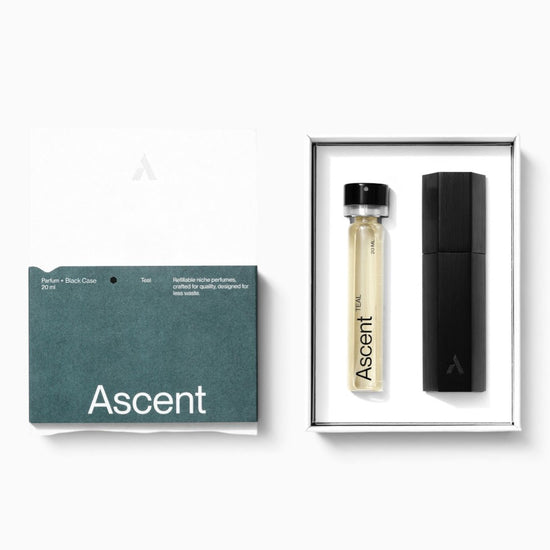 Refillable Perfume Starter Pack Black / Teal