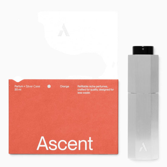 Refillable Perfume Starter Pack Silver / Orange