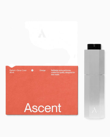 Refillable Perfume Starter Pack Silver / Orange