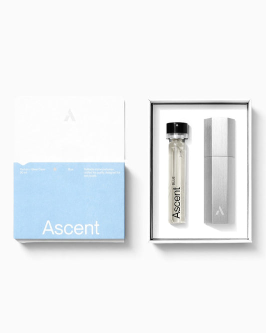 Refillable Perfume Starter Pack Silver / Blue