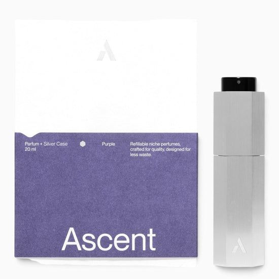 Refillable Perfume Starter Pack Silver / Purple