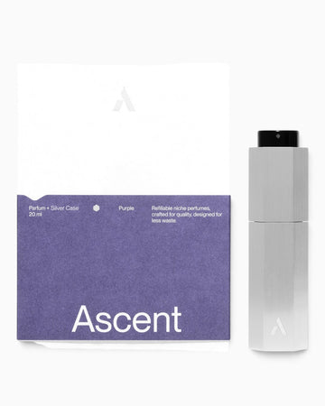 Refillable Perfume Starter Pack Silver / Purple