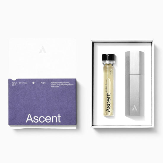Refillable Perfume Starter Pack Silver / Purple