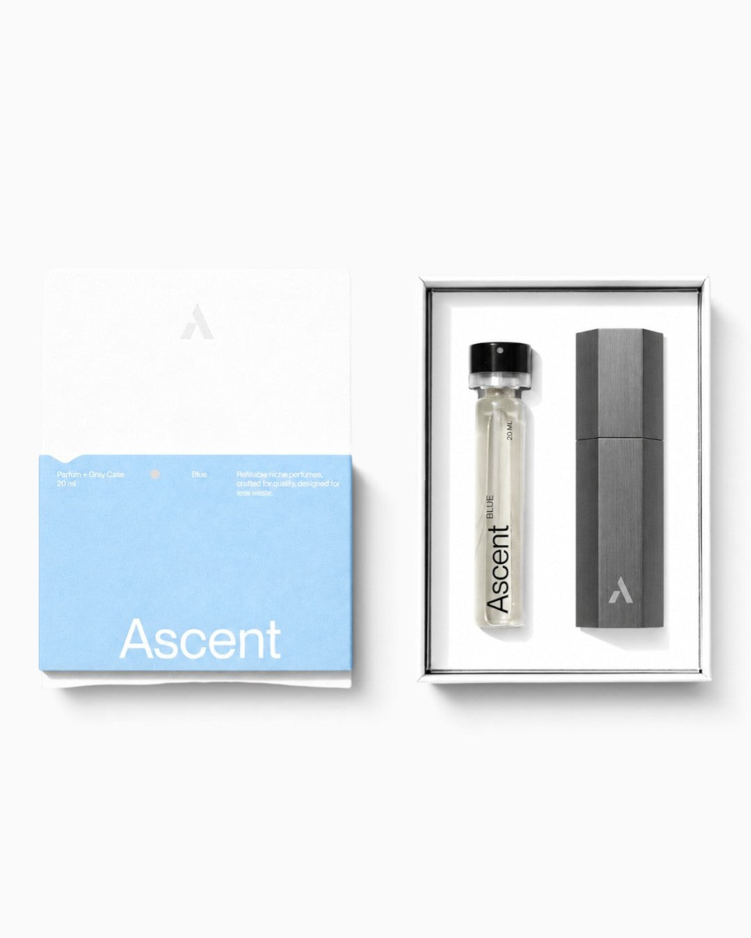 Refillable Perfume Starter Pack Gray / Blue