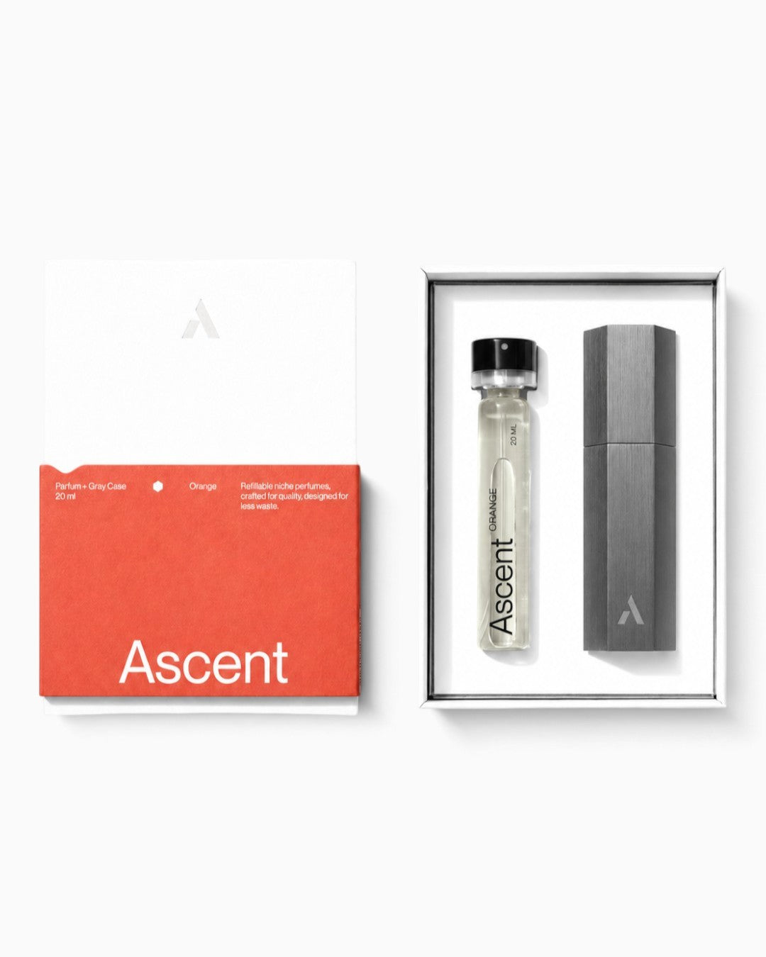 Refillable Perfume Starter Pack Gray / Orange