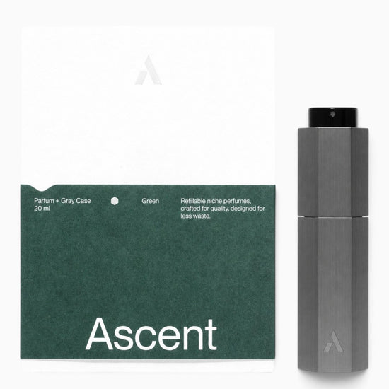 Refillable Perfume Starter Pack Gray / Green
