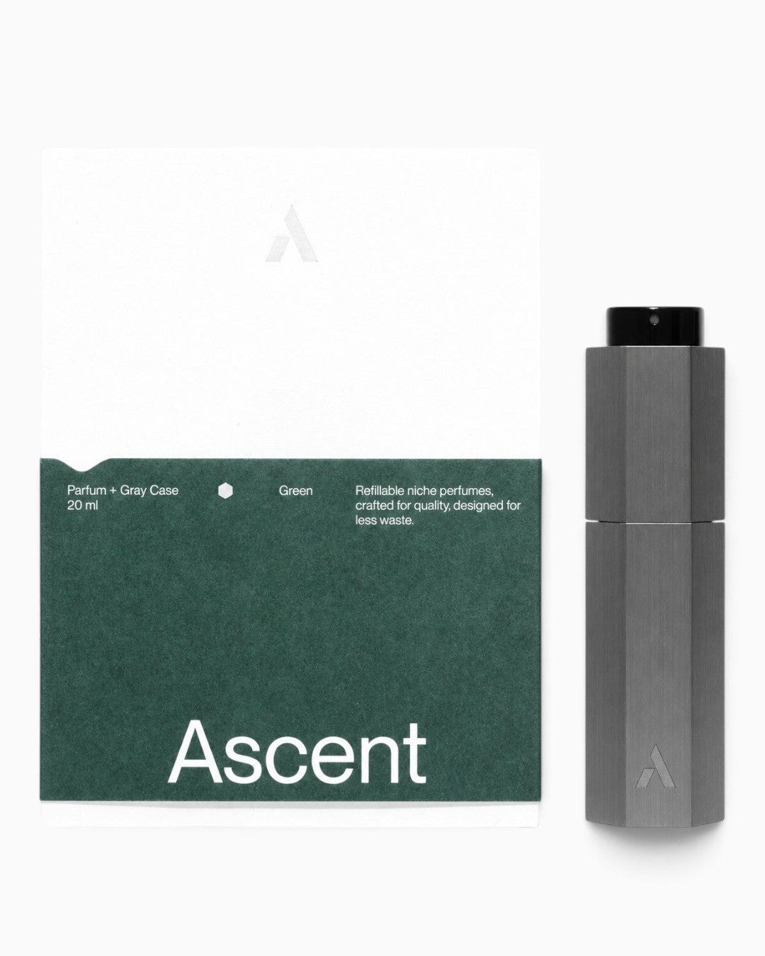 Refillable Perfume Starter Pack Gray / Green