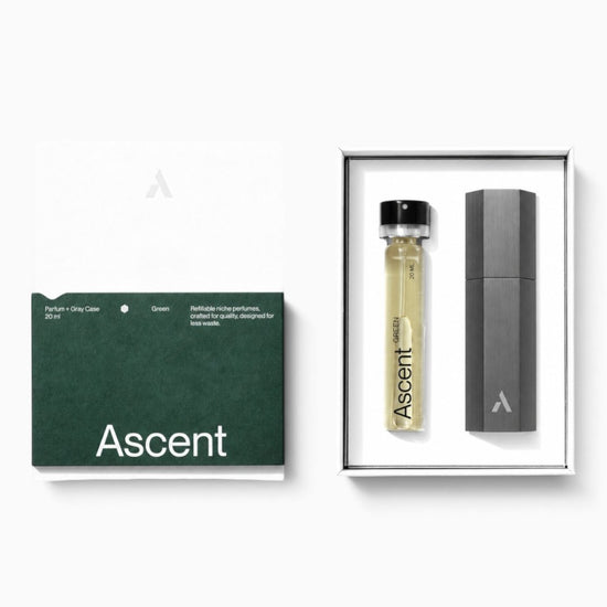 Refillable Perfume Starter Pack Gray / Green