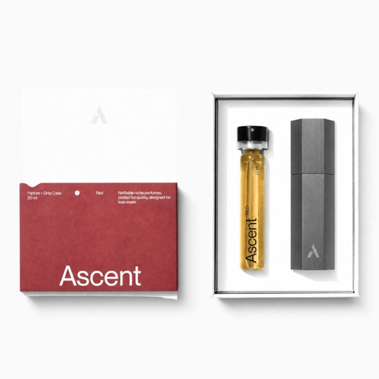 Refillable Perfume Starter Pack Gray / Red