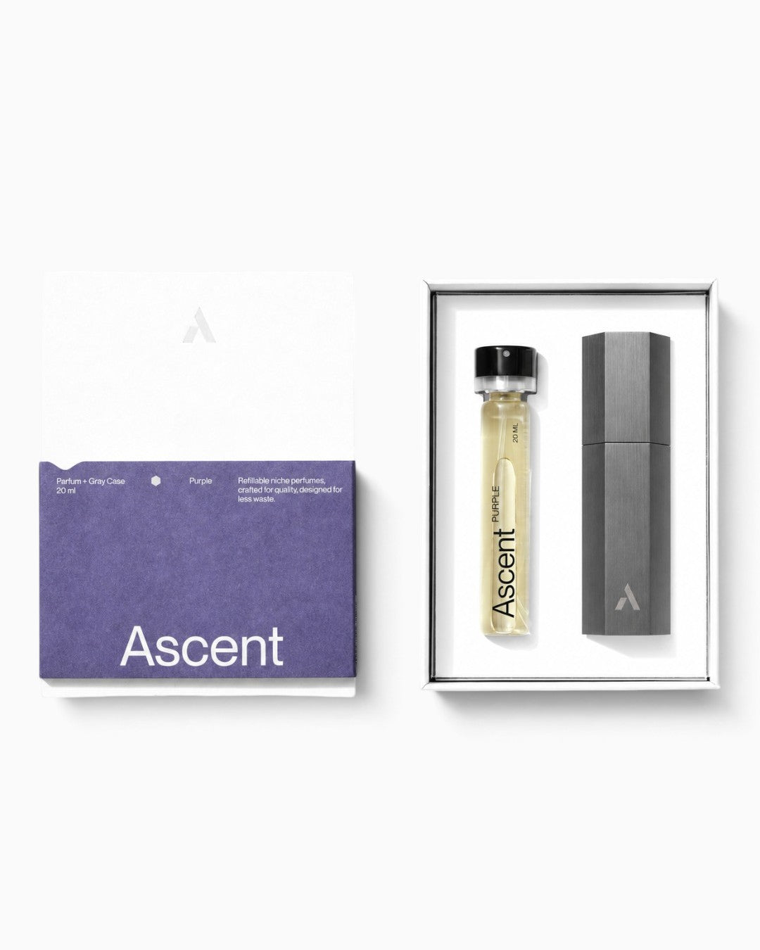Refillable Perfume Starter Pack Gray / Purple