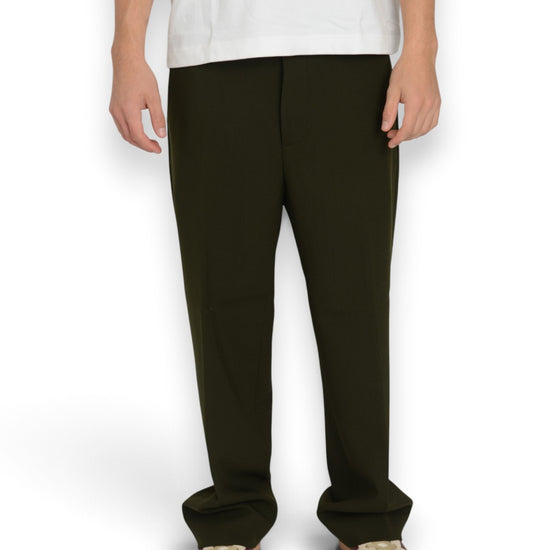 Apollon Wool Baggy Pant Olive Green