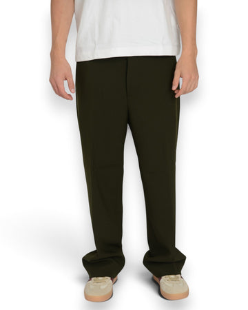 Apollon Wool Baggy Pant Olive Green