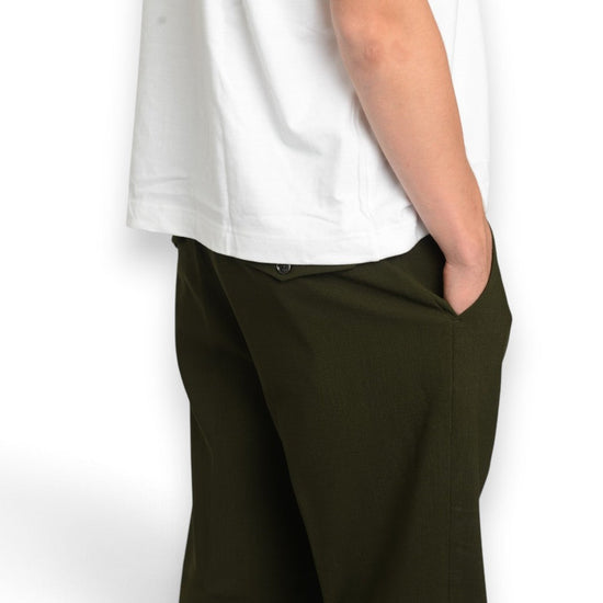 Apollon Wool Baggy Pant Olive Green