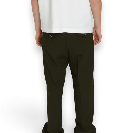 Apollon Wool Baggy Pant Olive Green