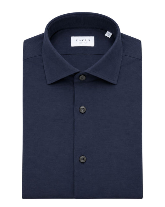 Flanella stretch blue