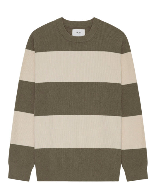 Danny Sweater Ivory Stripe