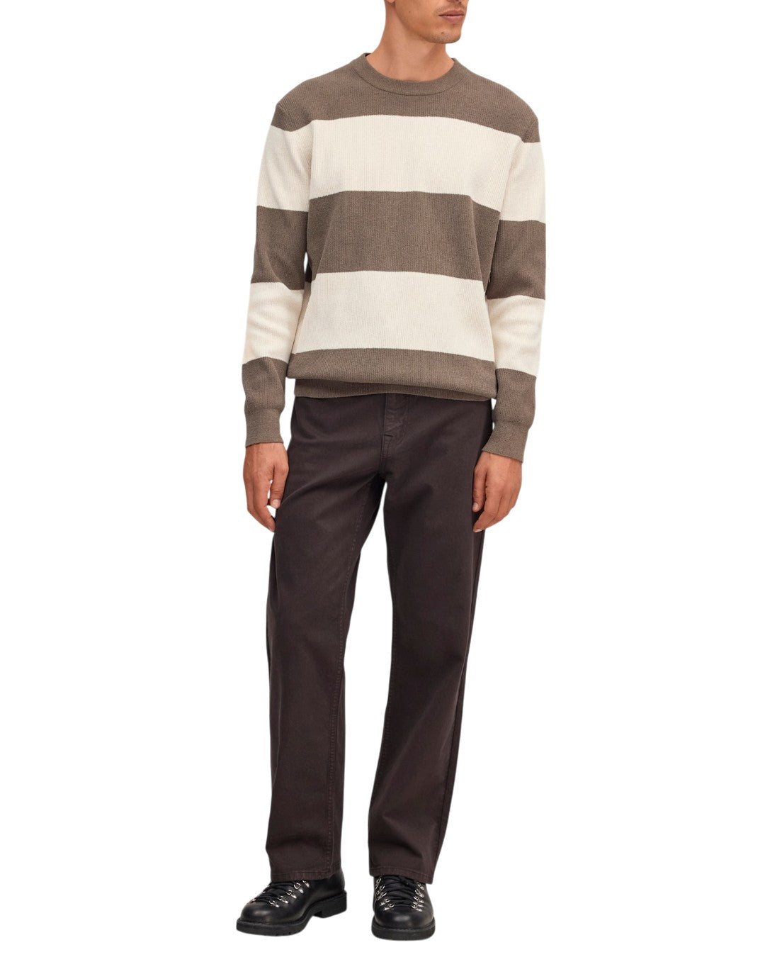 Danny Sweater Ivory Stripe