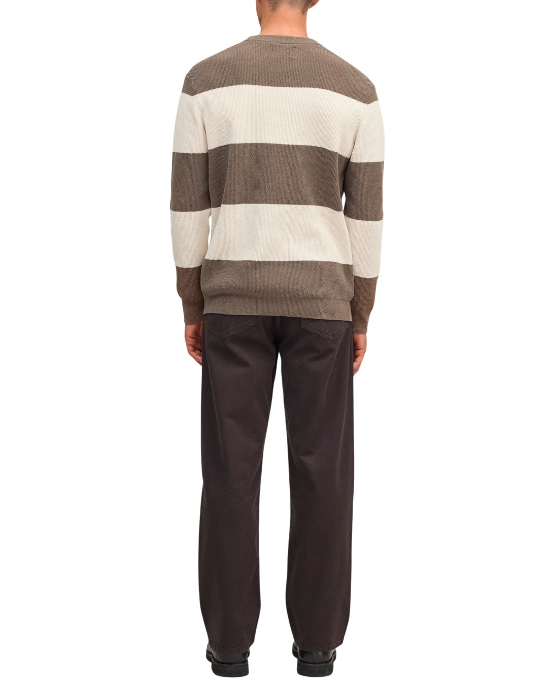 Danny Sweater Ivory Stripe