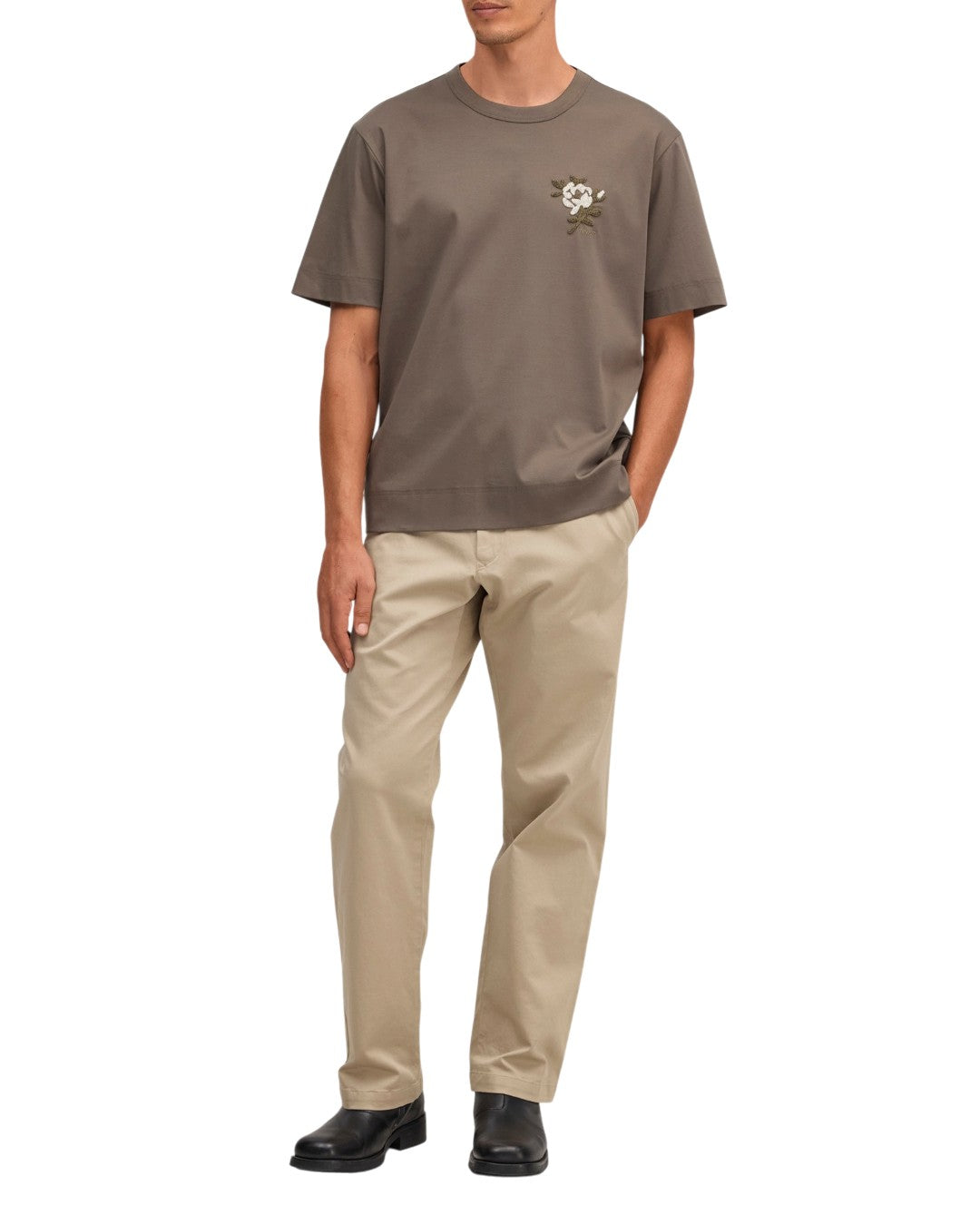 Pedro T-shirt Chestprint Mable Husk