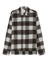 Reed Chinille Check Shirt Brown