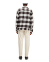 Reed Chinille Check Shirt Brown