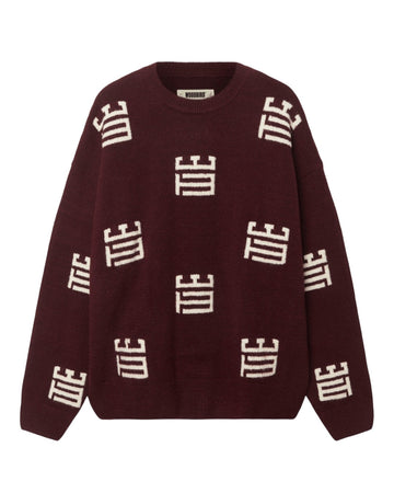 WBKURT MONOGRAM CREW