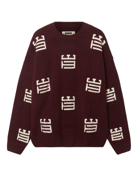 WBKURT MONOGRAM CREW