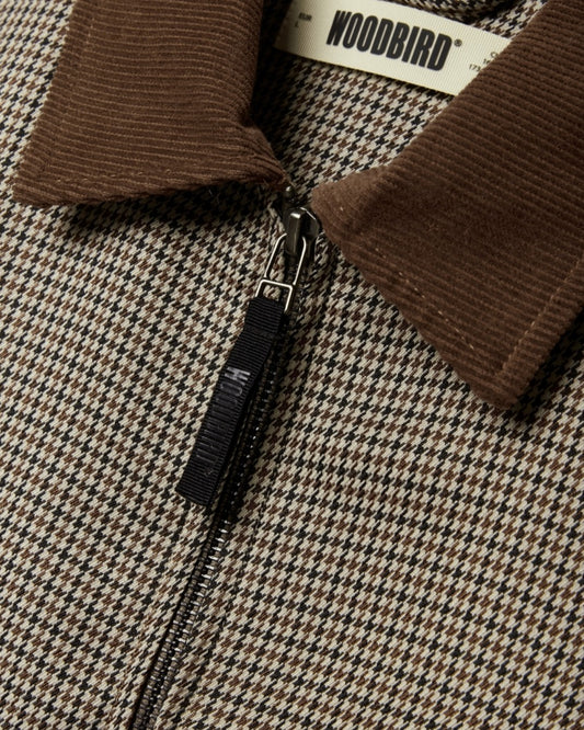 WBPON CHECK JACKET