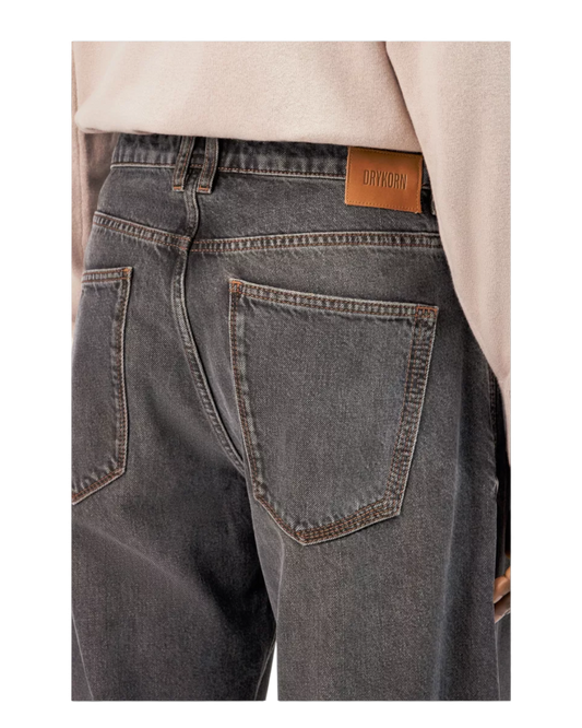 Rawdy A Relaxed Fit Tapered Denim Brown