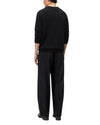 Numir V-Neck Knitted Pullover Black