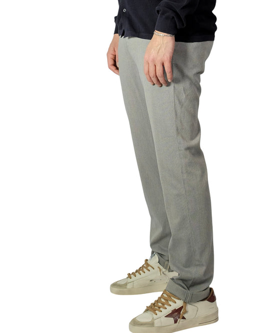 Mason’s Torino Flex CBE155 Stretch Slim Fit Beige Blue Visgraat