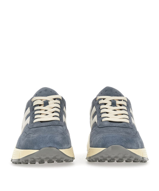 Hogan H563 Hyperlight Allacciato Sneaker Blue Denim Yoghurt