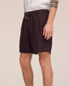 NN.07 Gregor Linen Shorts Dusky Port