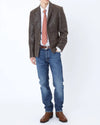 Won Hundred Archer Relaxed Slim Denim Dard Blue gecombineerd in een moderne herenoutfit