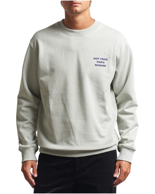 Bold Slogan Sweatshirt Grey