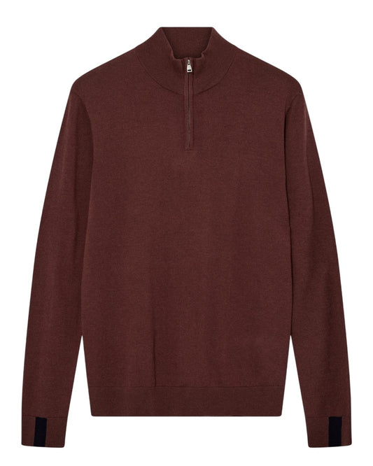 MMGAdam Soft Half Zip Turtle Neck Pullover Huckleberry