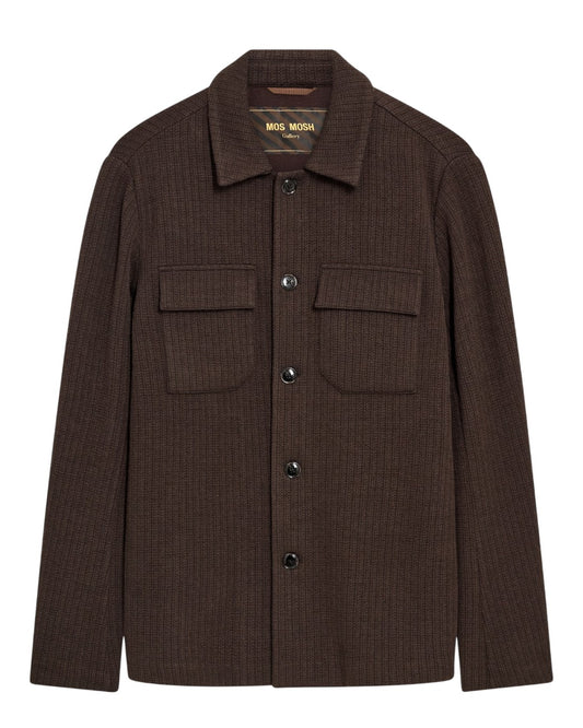 MMGAustin Knit Overshirt Black Coffee