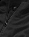 Luke Extrafine Merino Half Zip Pullover Pure Black