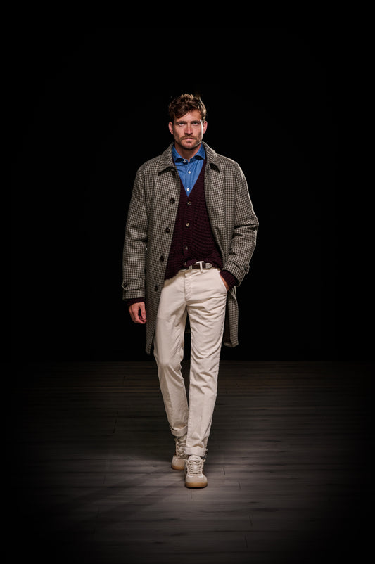 Ecru Torino Oxford Washed Cord