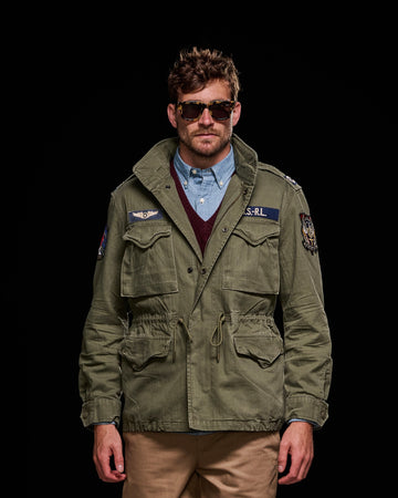 Olive Mountain The Iconic Herringbone Field Jacket