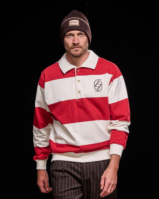 Red Striped Polo