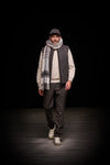Dark Brown Melange Mitch Bomber Bodywarmer
