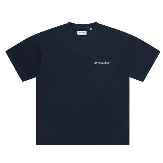 voorkant packshot van Arbor Antwerp Faded Flower T-Shirt Blue