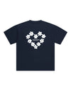 Faded Flower T-shirt Blue from antwerp arbor