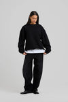 Big Application Crewneck Black